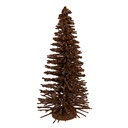 Decorazione Albero di Natale Marrone Color oro Ø 17x30 cm