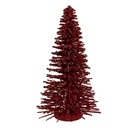 Dekoration Weihnachtsbaum Rot Goldfarbig Ø 17x30 cm