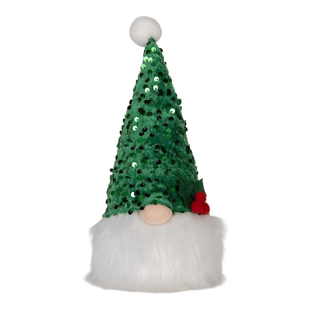 [66331] Decoratie kabouter met LED 10x10x25 cm / 3xAA