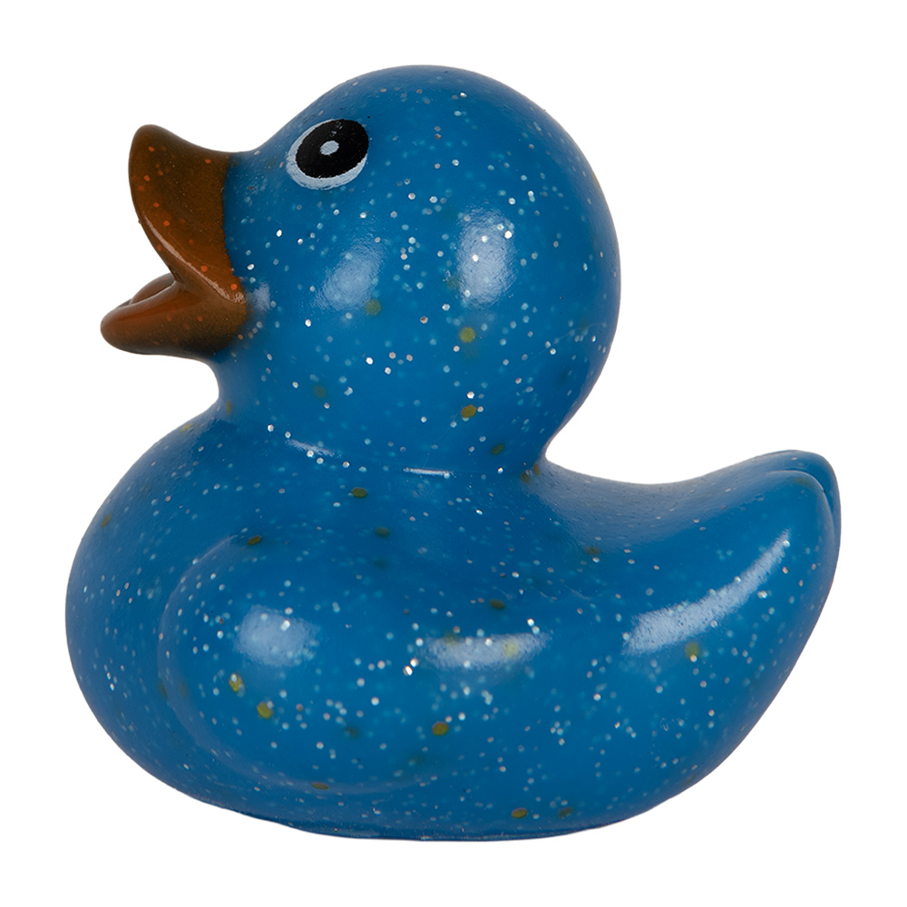[66342BL] Dekorativer Badeente Blau 6x6x6 cm
