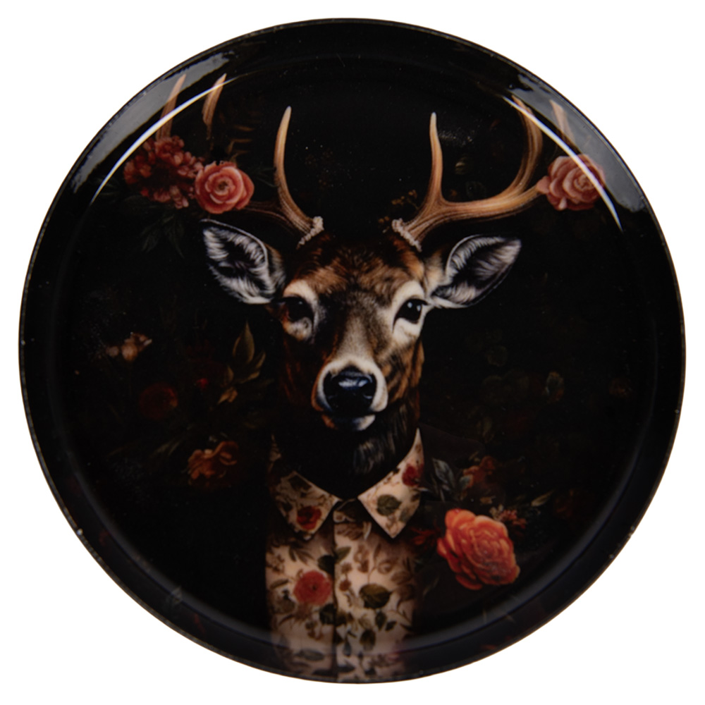 [66419] Sous-verre pour verres Noir Marron Ø 11x1 cm