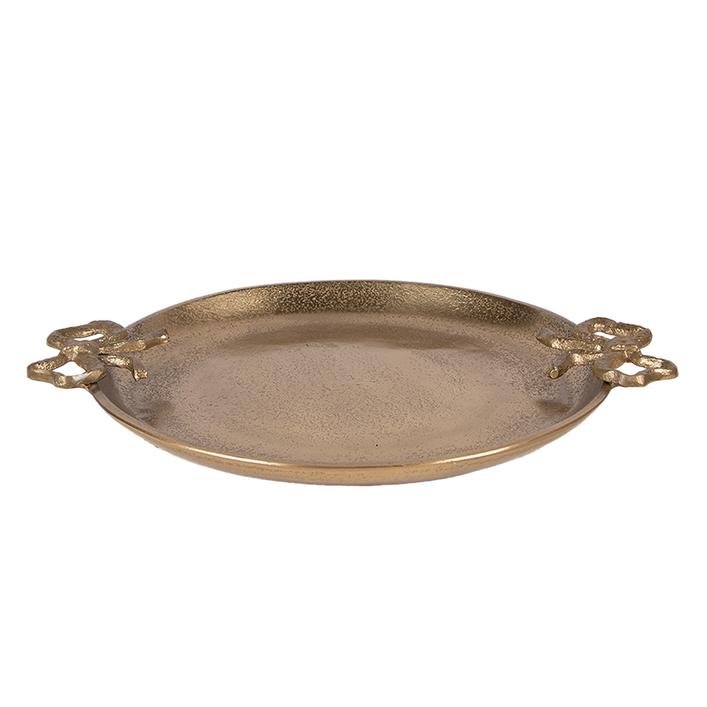 [6AL0084] Decoratieve schaal 37x31x3 cm