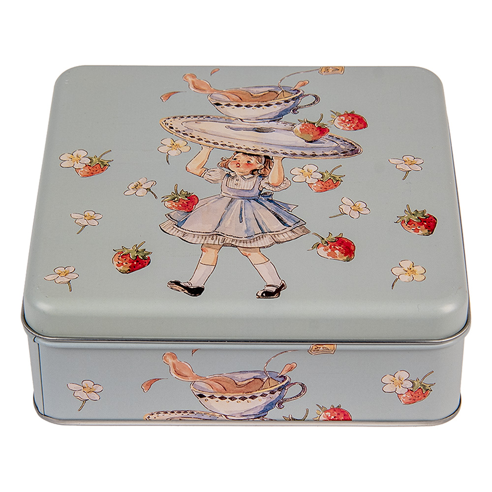 Blik 17x17x6 cm