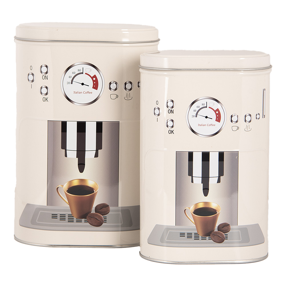 [6BL0141] Opbergdoos (2) 20x13x9 / 18x11x7 cm