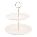 Étagère 2 niveaux Beige Ø 21x23 cm