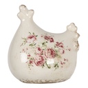 Decoration Chicken Cream 12x11x13 cm