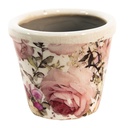 Pot de fleurs d'intérieur Rose Ø 8x7 cm