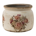 Vaso Porta Pianta Rosa, Beige Ø 15x13 cm