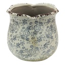 Pot de fleurs d'intérieur Gris Beige Ø 17x16 cm