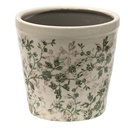 Flower Pot Inside Green Beige Ø 14x13 cm