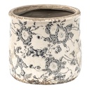 Flower Pot Inside Grey, Beige Ø 12x12 cm