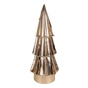 Dekoration Weihnachtsbaum GoldfarbigØ 6x16 cm