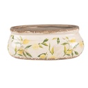 Blumentopf für Innen Gelb, Beige 23x10x9 cm