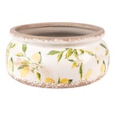Blumentopf für Innen Gelb, Beige Ø 23x10 cm