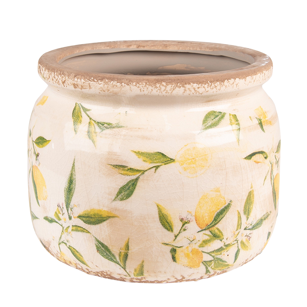 [6CE1535L] Decoratie bloempot Ø 20x15 cm
