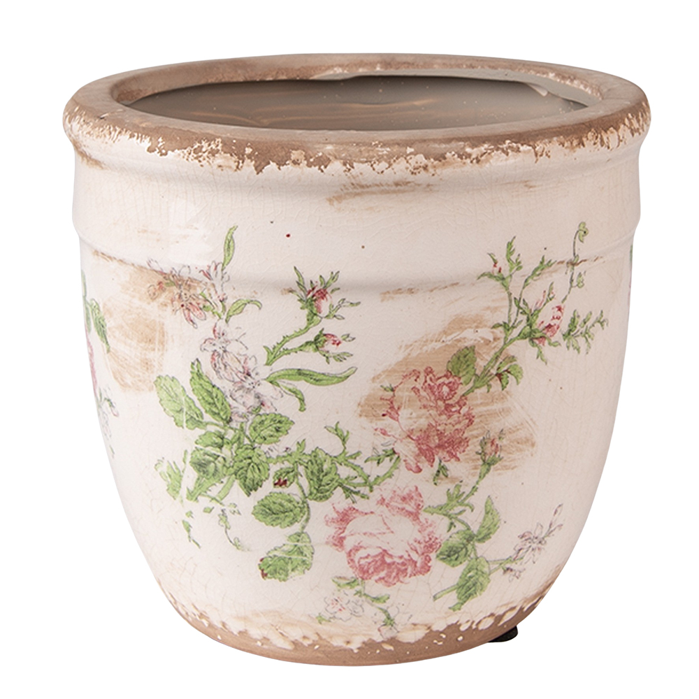 [6CE1541M] Decoratie bloempot Ø 15x14 cm