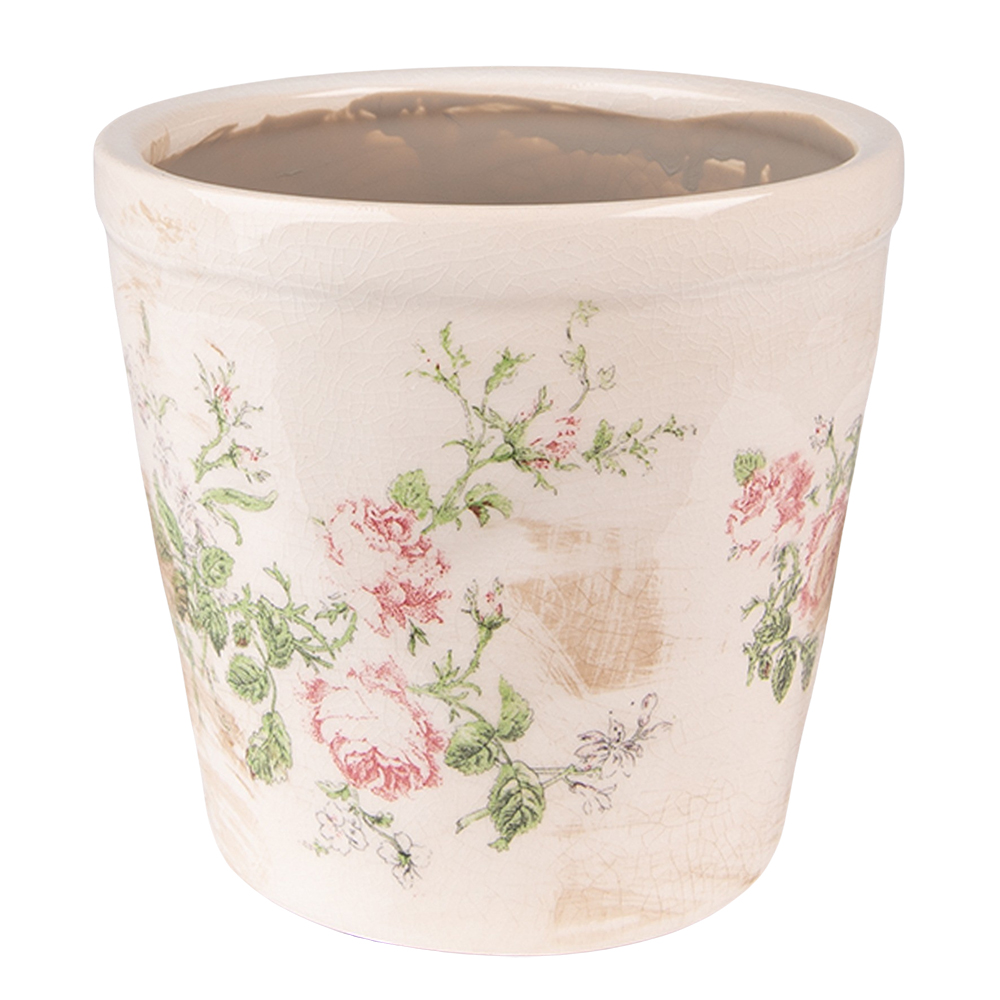 [6CE1544L] Decoratie bloempot Ø 17x16 cm