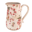 Dekorativer Krug Rosa, Beige 16x12x18 cm