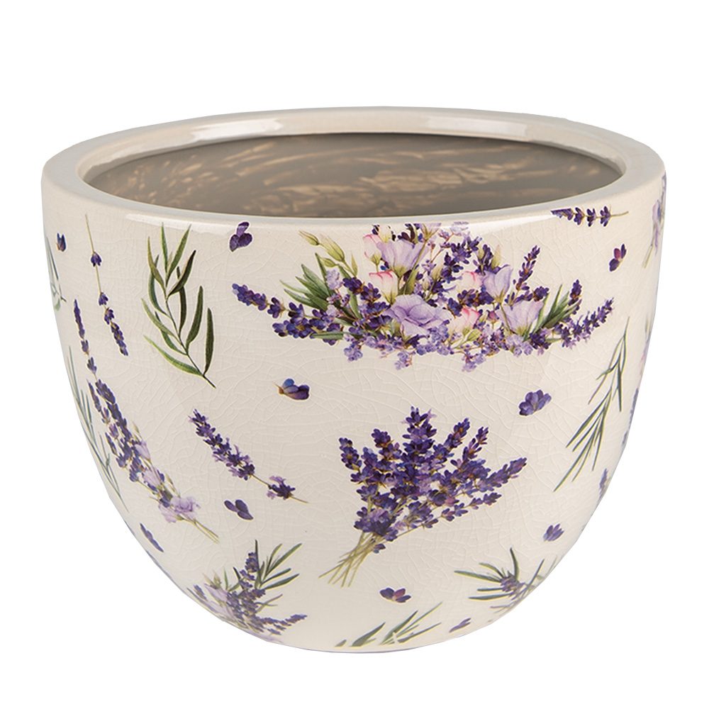 [6CE1553M] Decoratie bloempot Ø 20x15 cm