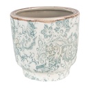 Blumentopf für Innen Grün, Beige Ø 15x14 cm