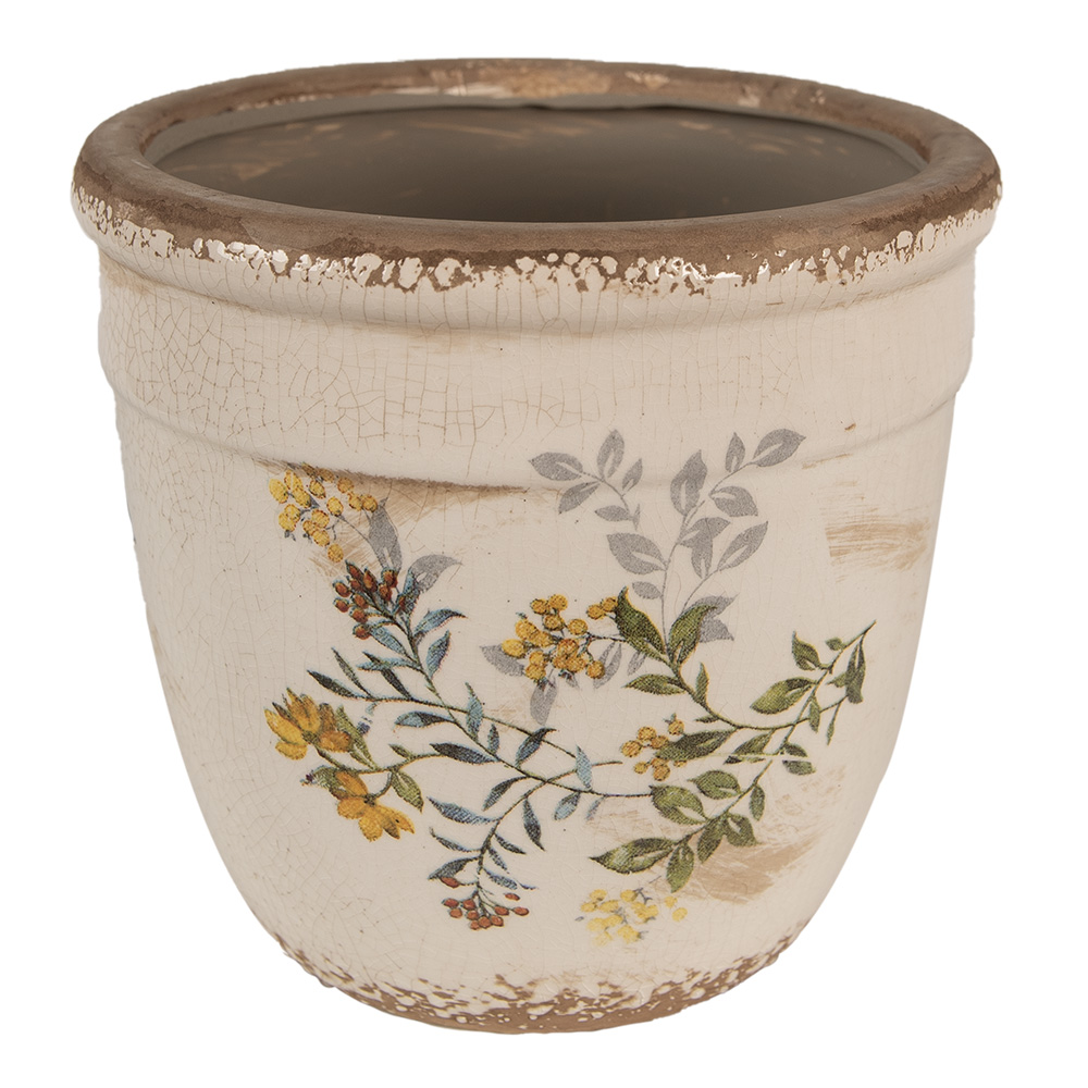 Decoratie bloempot Ø 18x17 cm