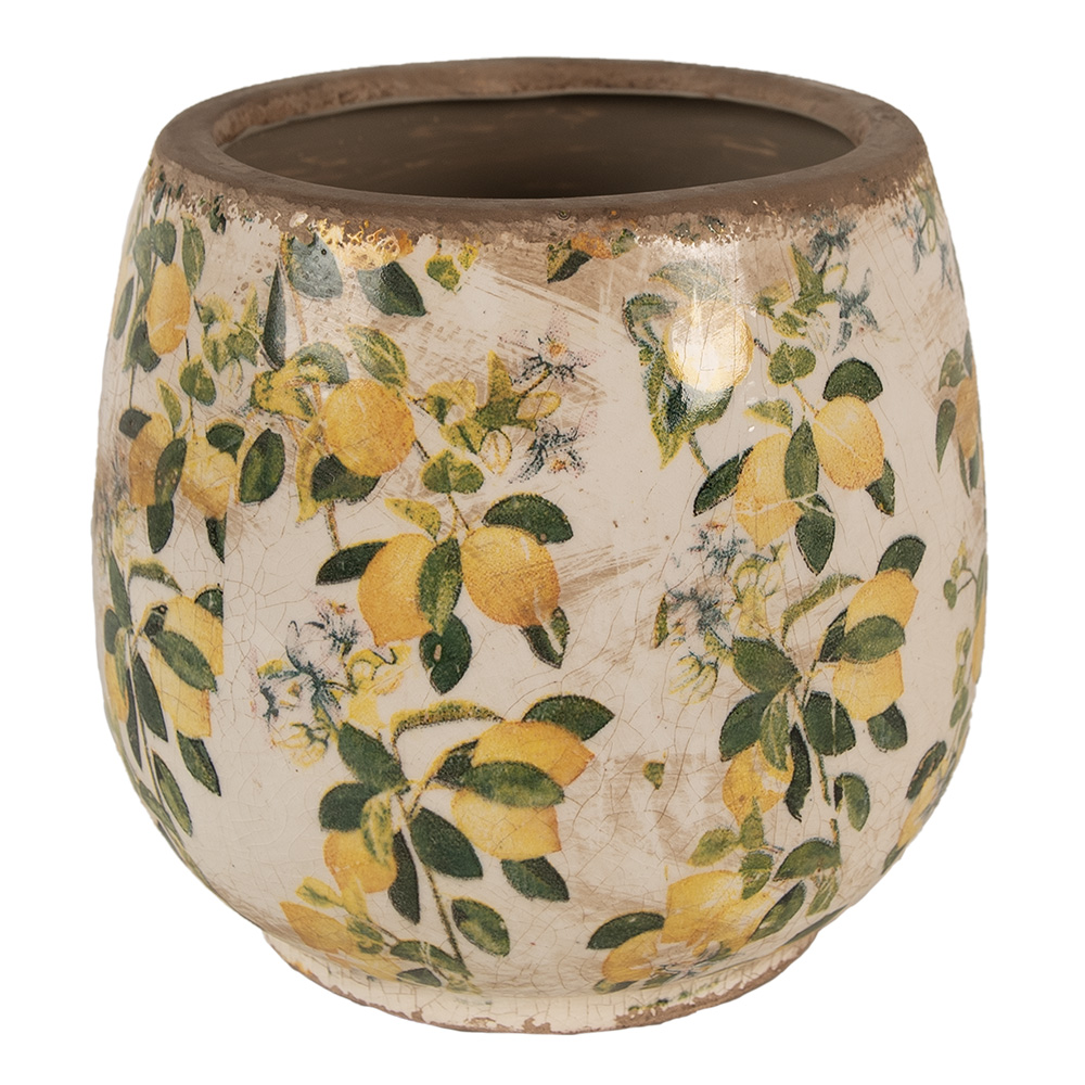 [6CE1608M] Decoratie bloempot Ø 15x15 cm