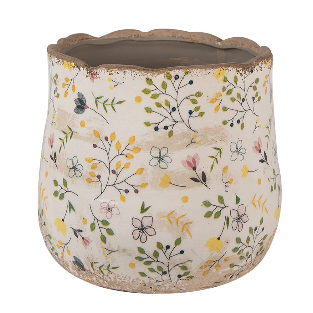 Decoratie bloempot Ø 18x16 cm