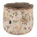 Blumentopf für Innen Beige Gelb Ø 14x12 cm