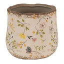 Blumentopf für Innen Beige Gelb Ø 11x10 cm