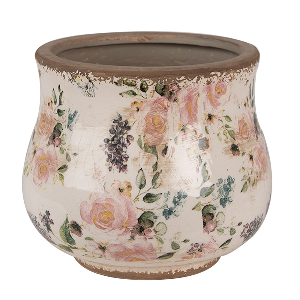 Decoratie bloempot Ø 16x14 cm