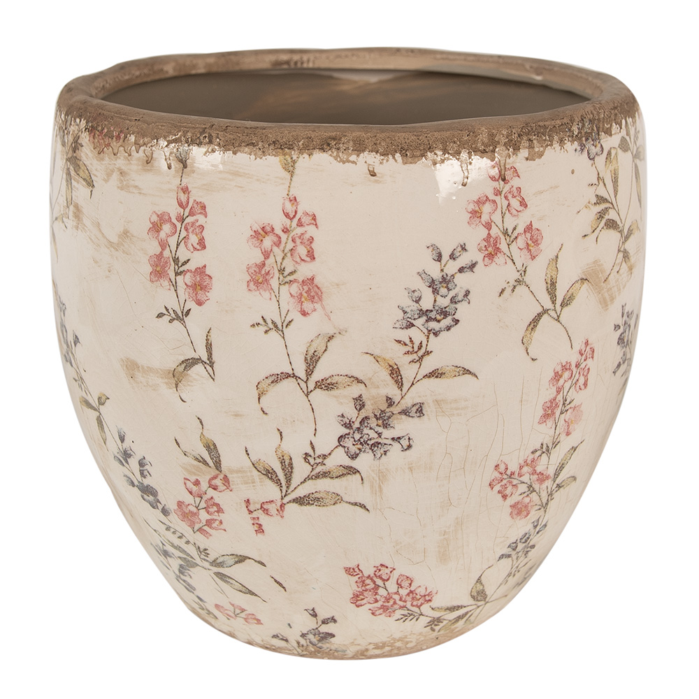 [6CE1615L] Decoratie bloempot Ø 18x17 cm