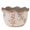 Blumentopf für Innen Beige Rosa Ø 14x9 cm