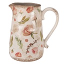 Brocca Decorativa Beige Rosa 21x15x23 cm