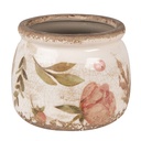 Vaso Porta Pianta Beige Rosa Ø 12x10 cm