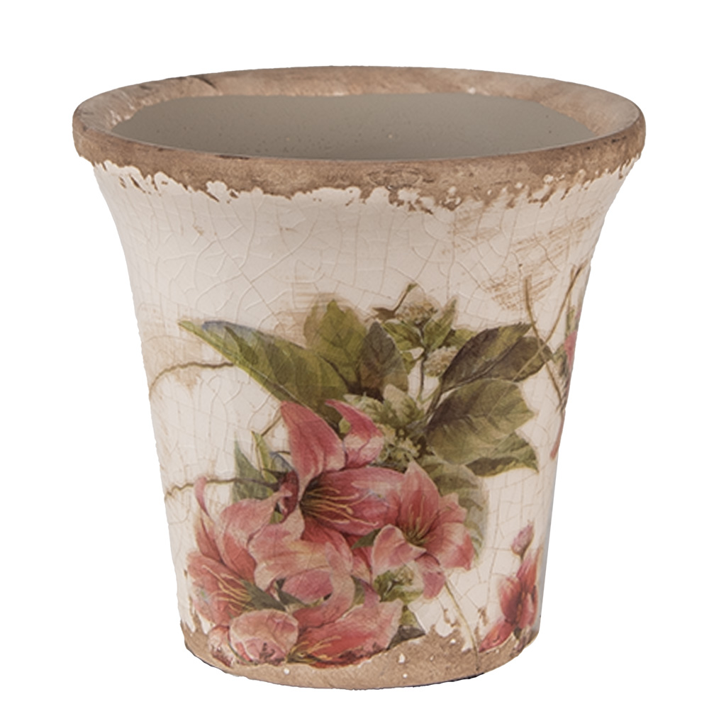 Decoratie bloempot Ø 9x8 cm
