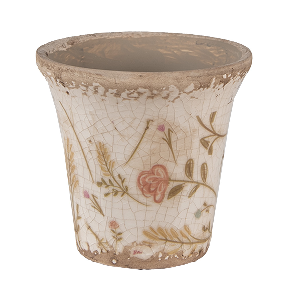 [6CE1629S] Decoratie bloempot Ø 9x8 cm