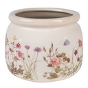 Blumentopf für Innen Beige Rosa Ø 20x15 cm