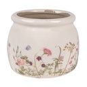 Vaso Porta Pianta Beige Rosa Ø 12x10 cm