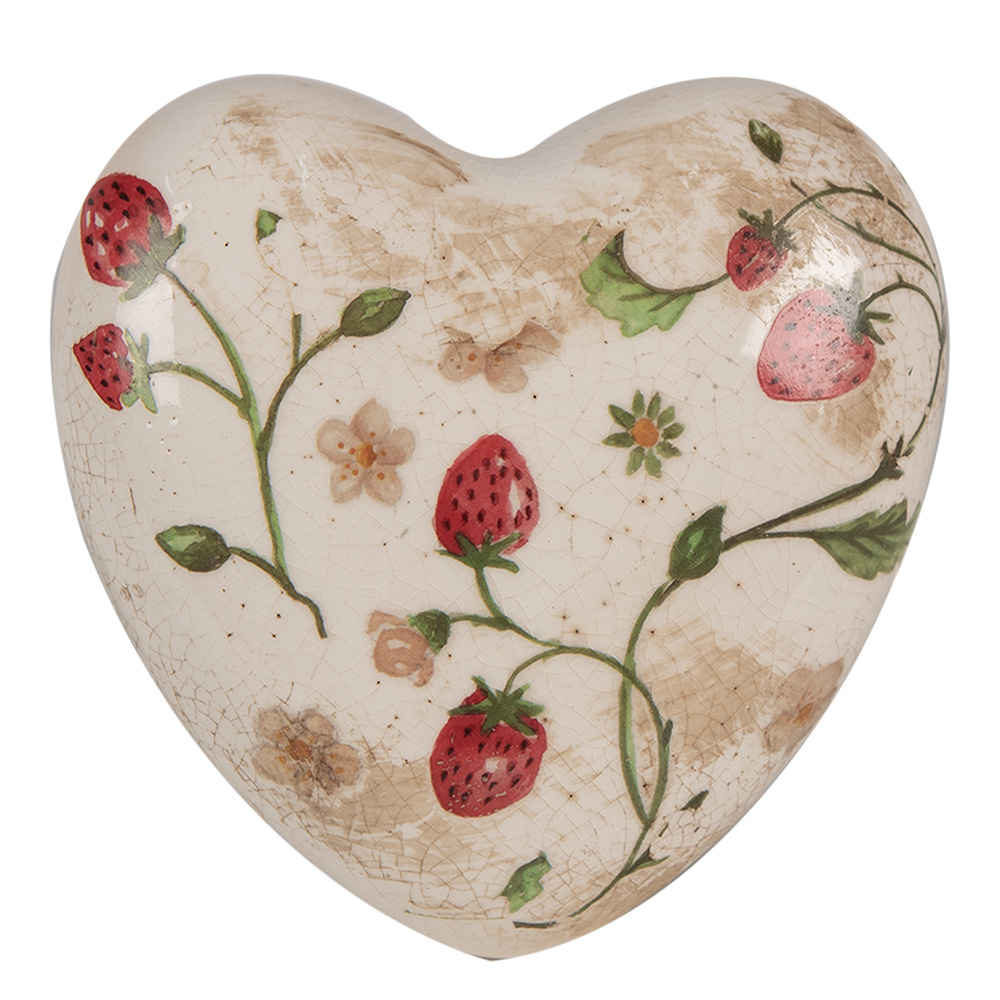 [6CE1637] Decoratie hart 11x11x4 cm