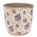 Pot de fleurs d'intérieur Beige Bleu Ø 13x12 cm