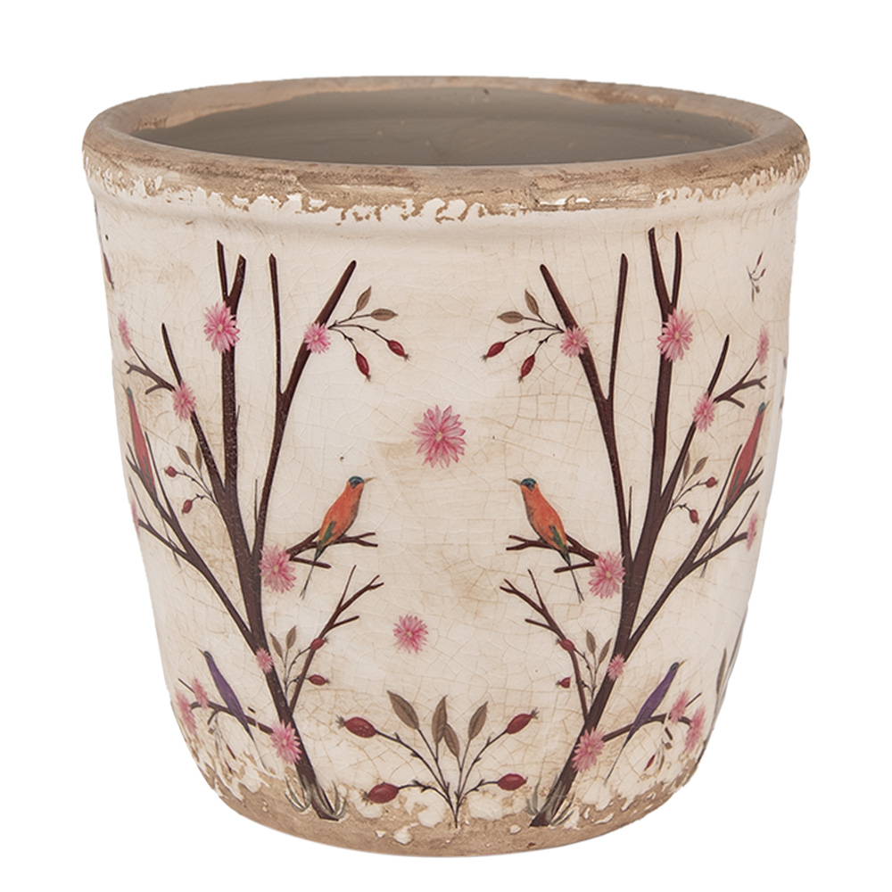 [6CE1641M] Decoratie bloempot Ø 14x13 cm
