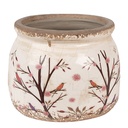 Blumentopf für Innen Beige Braun Ø 12x10 cm