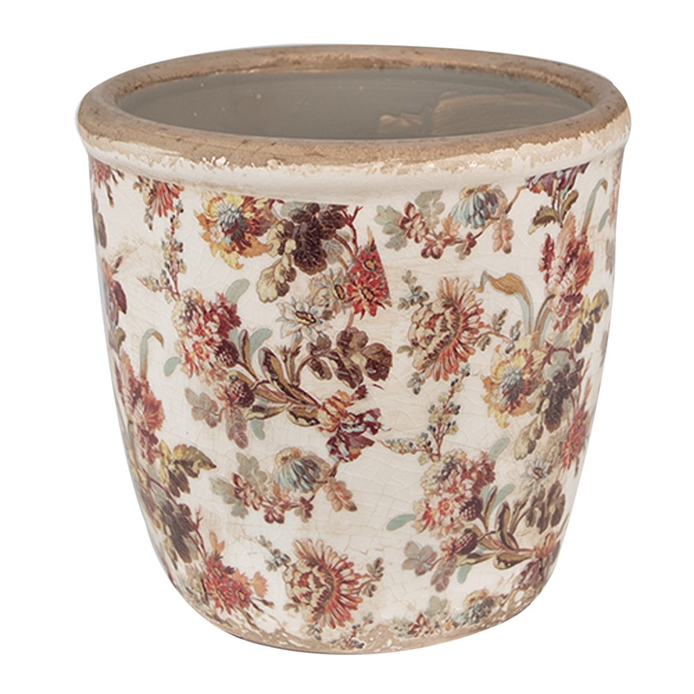 [6CE1649M] Decoratie bloempot Ø 14x13 cm