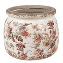 Vaso Porta Pianta Beige Rosa Ø 16x13 cm