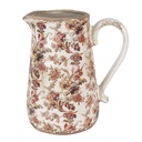 Brocca Decorativa Beige Rosa 21x15x23 cm