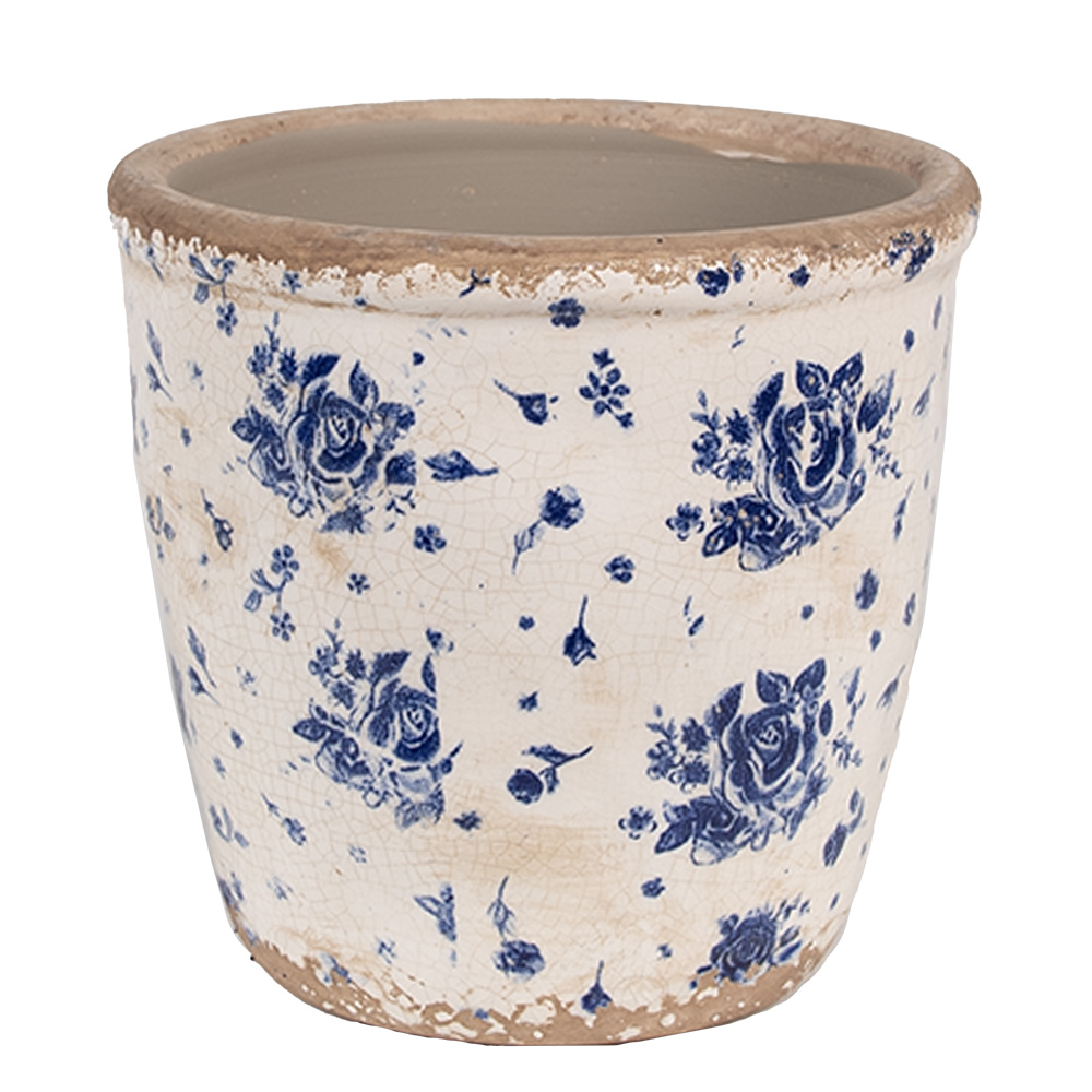 [6CE1658M] Decoratie bloempot Ø 15x14 cm