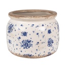 Flower Pot Inside Beige Blue Ø 20x15 cm