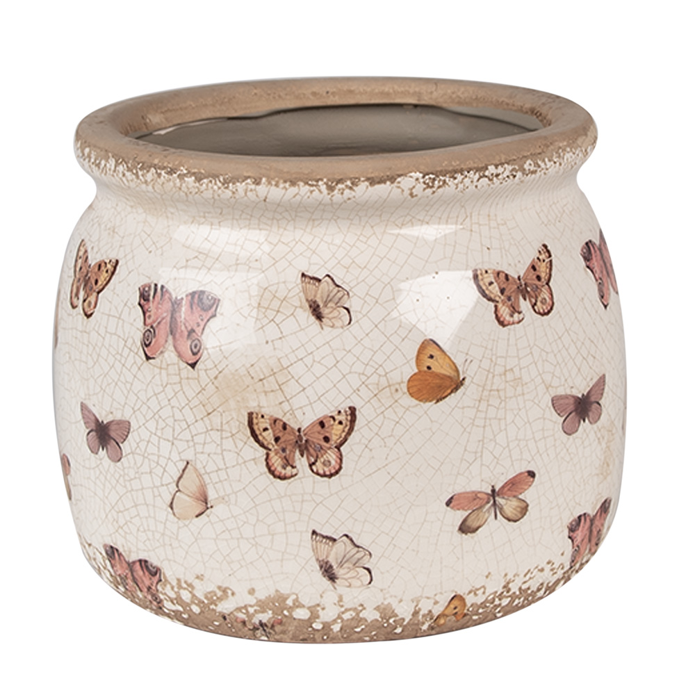 [6CE1662M] Decoratie bloempot Ø 16x13 cm