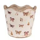Blumentopf für Innen Beige Rosa Ø 16x15 cm