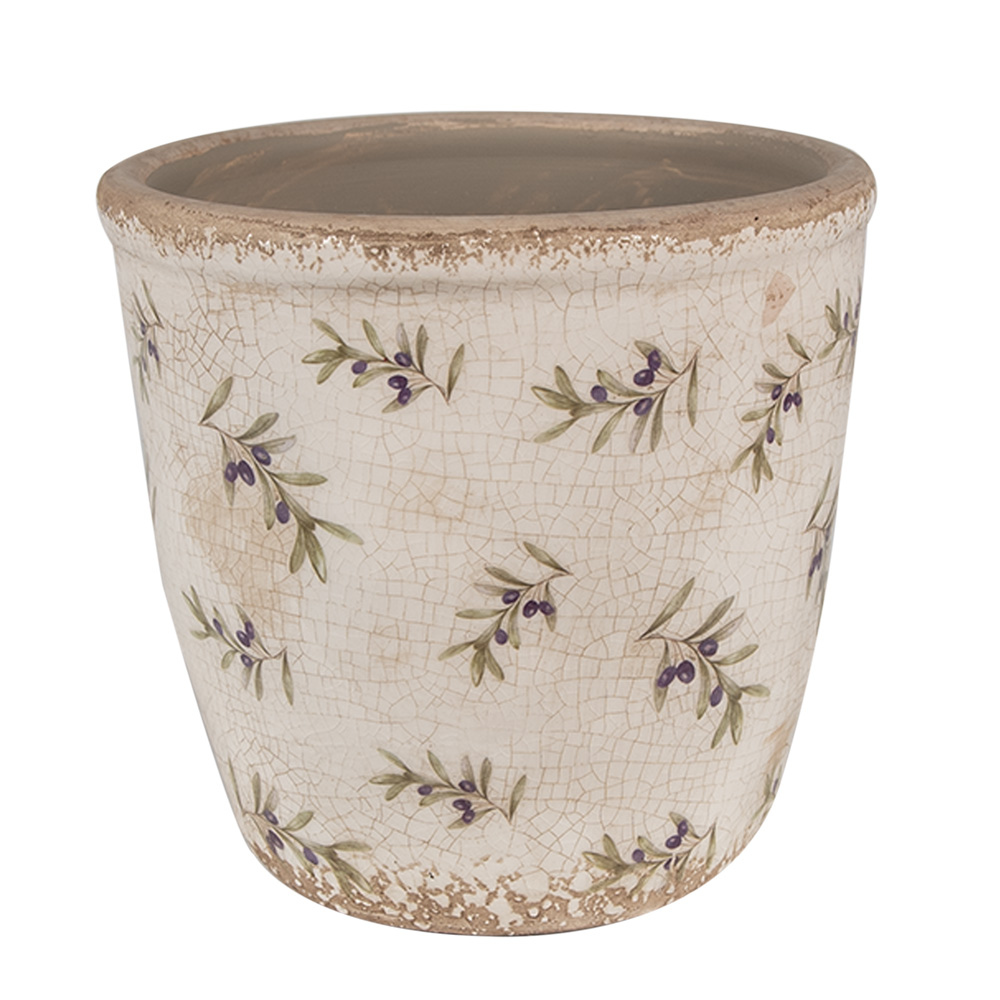 [6CE1669M] Decoratie bloempot Ø 14x13 cm